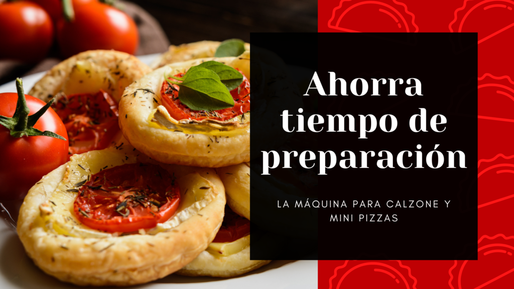 preparación de mini pizzas