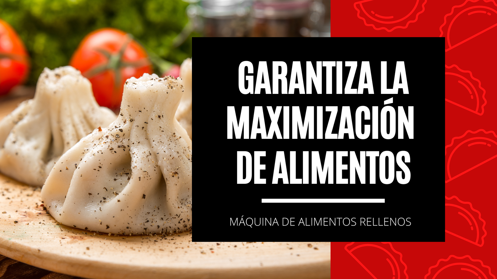Máquina de alimentos rellenos