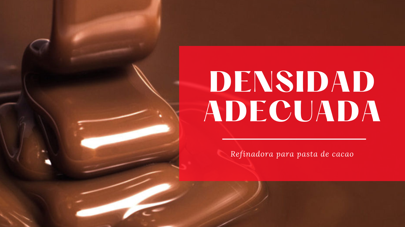 Refinadora de chocolate