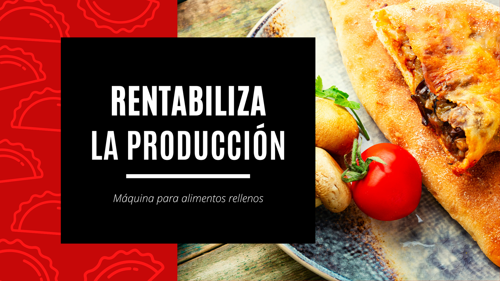 Máquina de alimentos rellenos